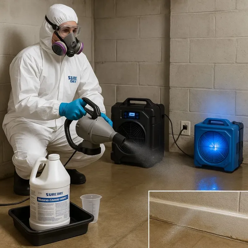 Sanitization and Odor Removal process in Hoosick Falls, NY
